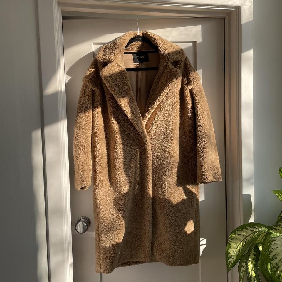 Maje teddy 2025 bear coat