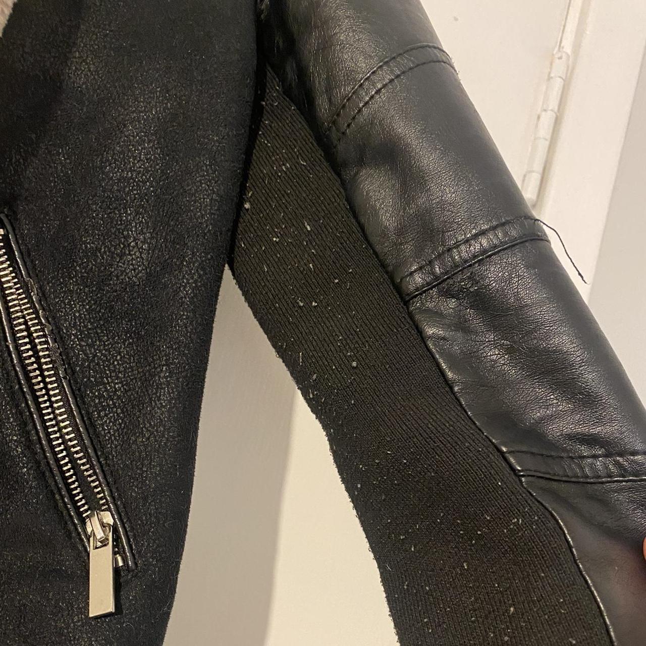 Primark Men's Black and Cream Jacket Depop