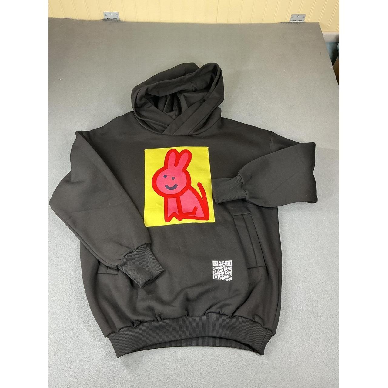 Fox & finch men's black hoodie