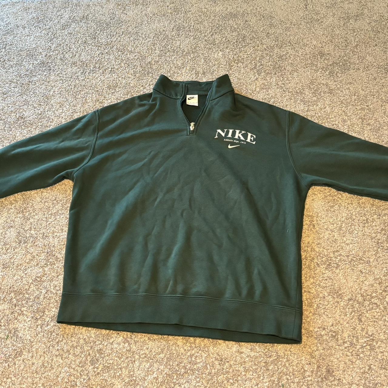 nike retro sweatshirt green