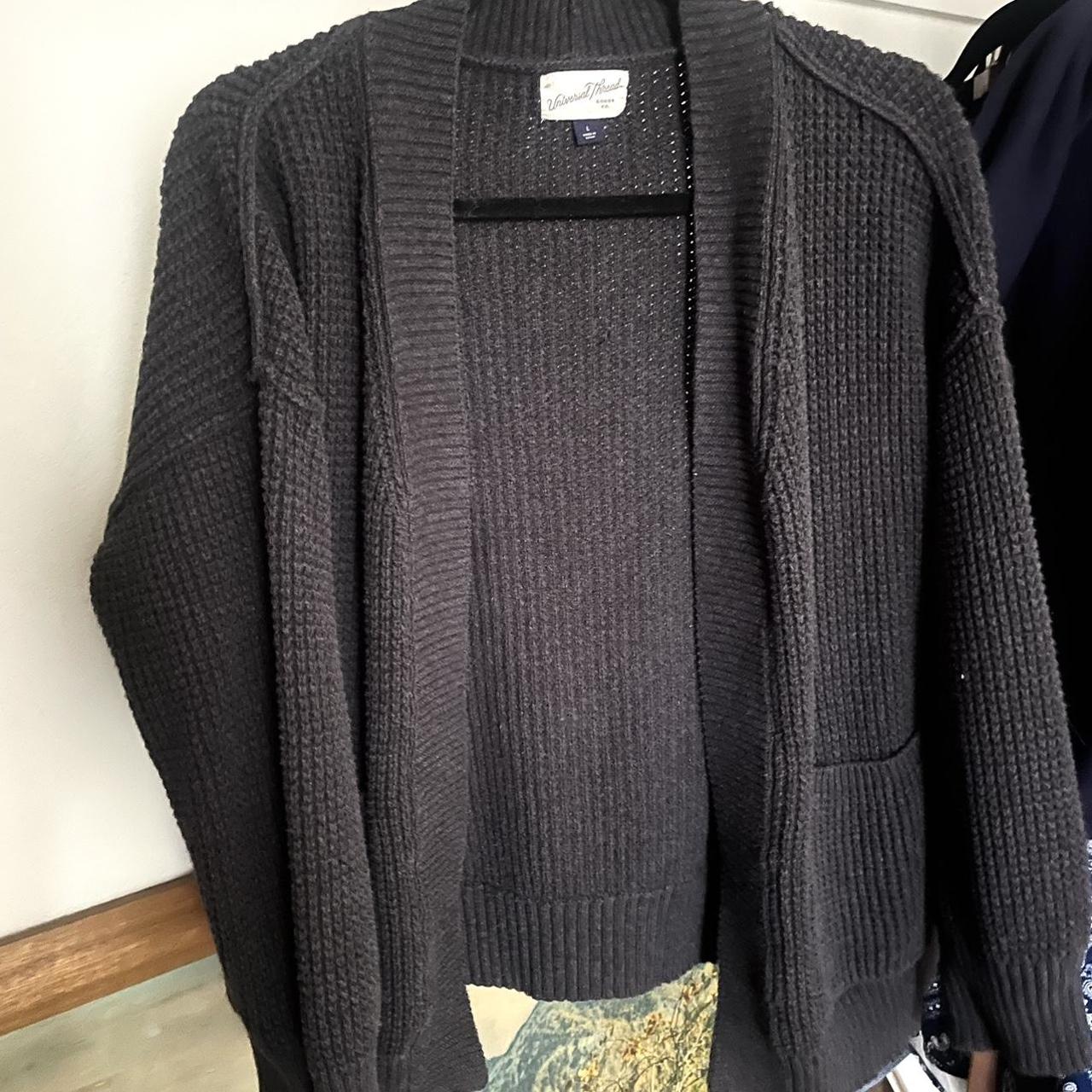 Universal thread, oversize gray cardigan great... Depop