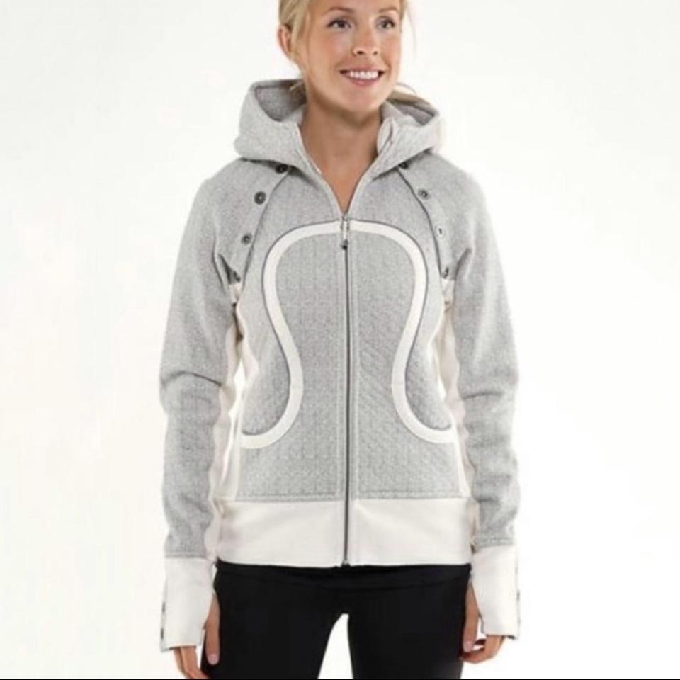 Lululemon white best sale scuba hoodie