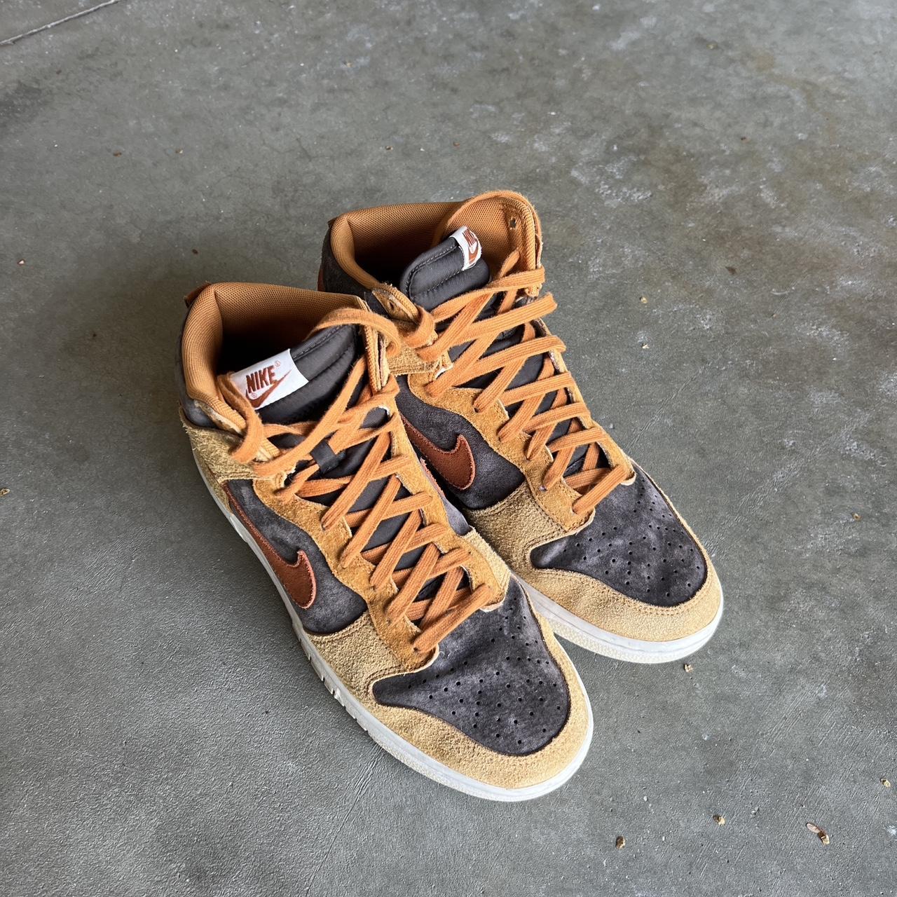 nike dunk hi prm russet