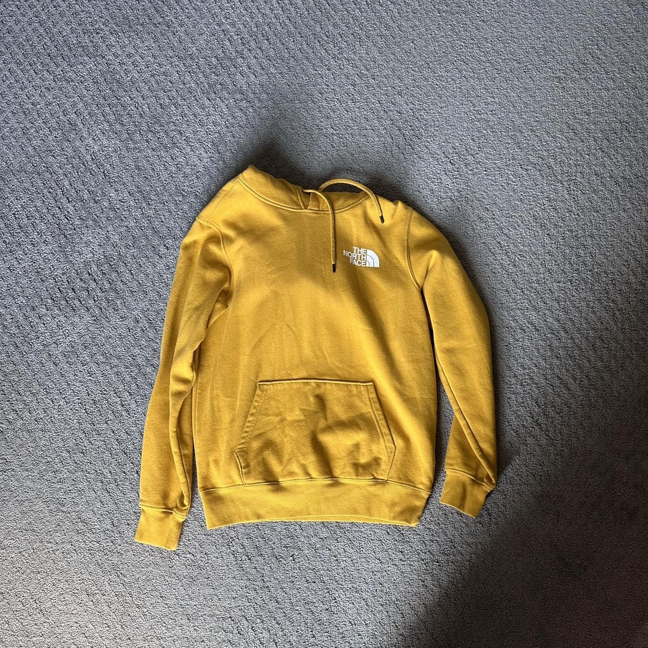 North face hot sale hoodie yellow