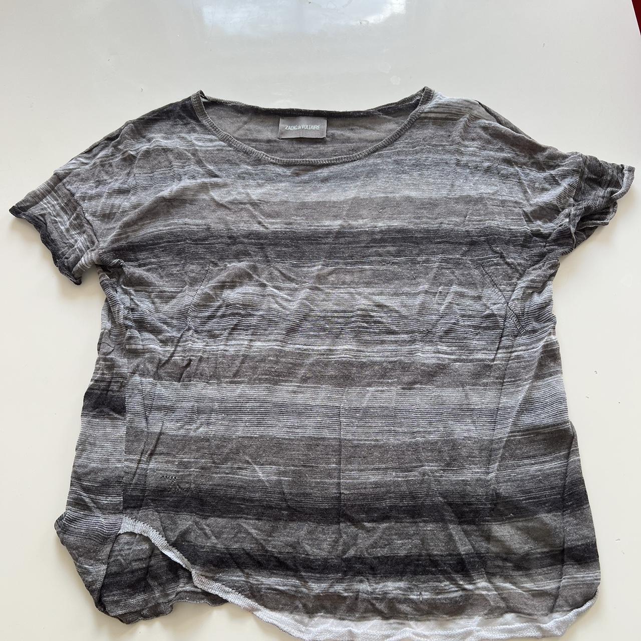 Zadig & Voltaire grey wings t-shirt - Depop