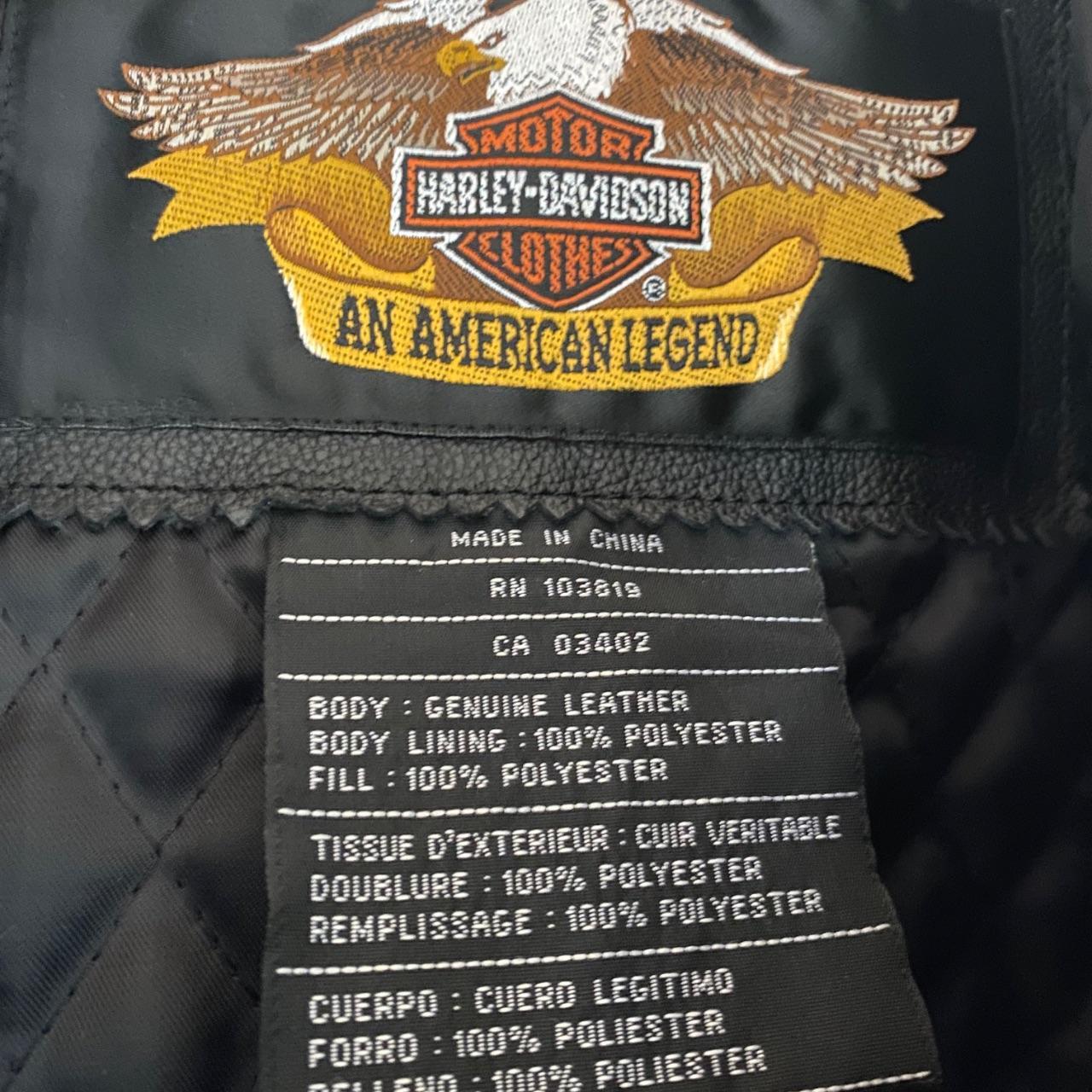 Harley Davidson Women's Leather Jacket - Black - … - image 6