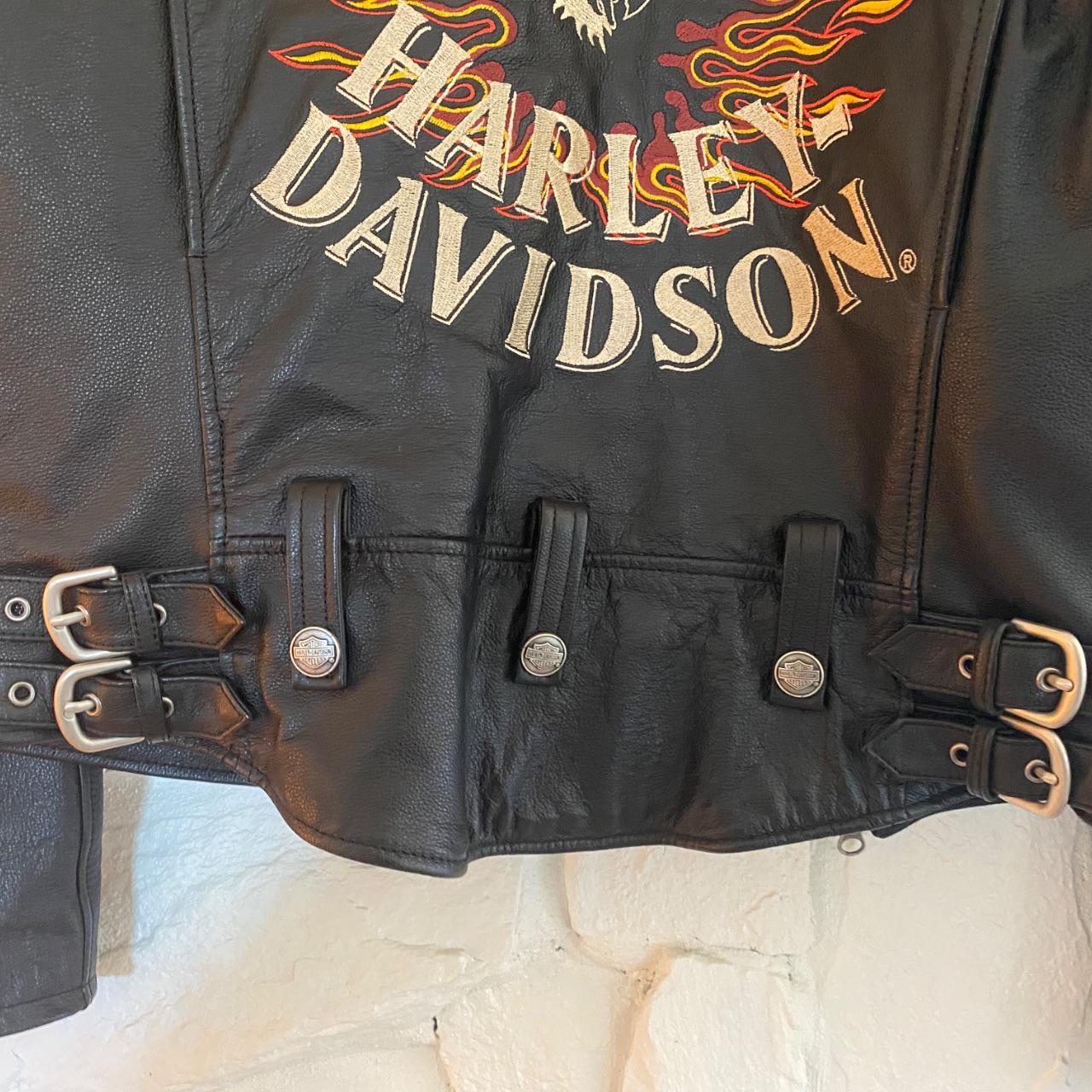 Harley Davidson Women's Leather Jacket - Black - … - image 3