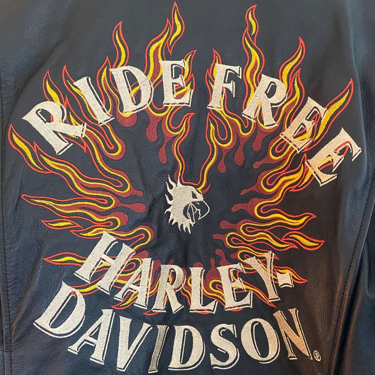 Harley Davidson Women's Leather Jacket - Black - … - image 2