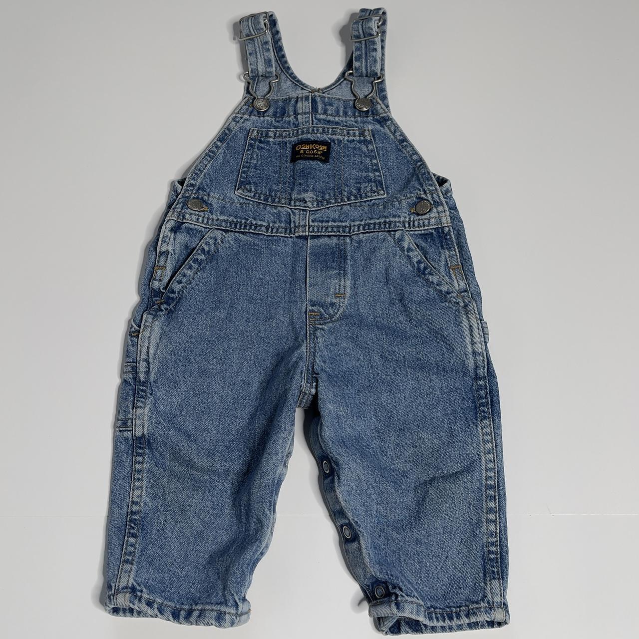 Oshkosh baby denim overalls. 12M Depop