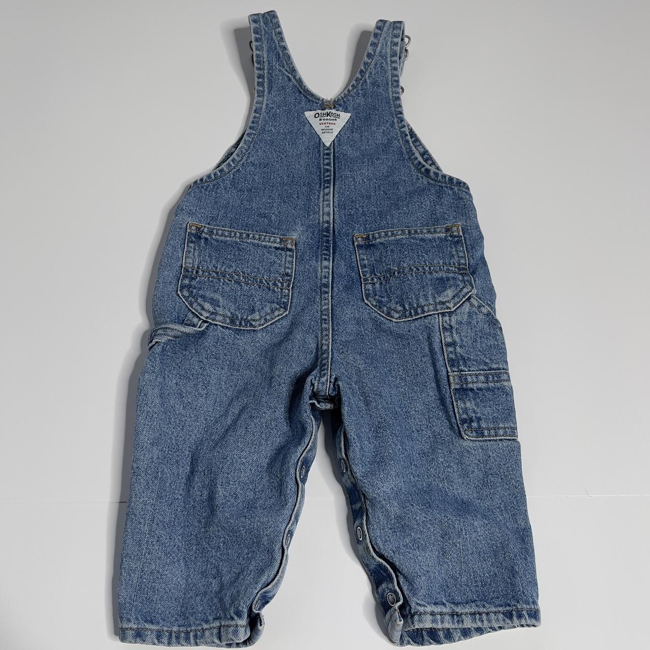 Oshkosh baby denim overalls. 12M Depop