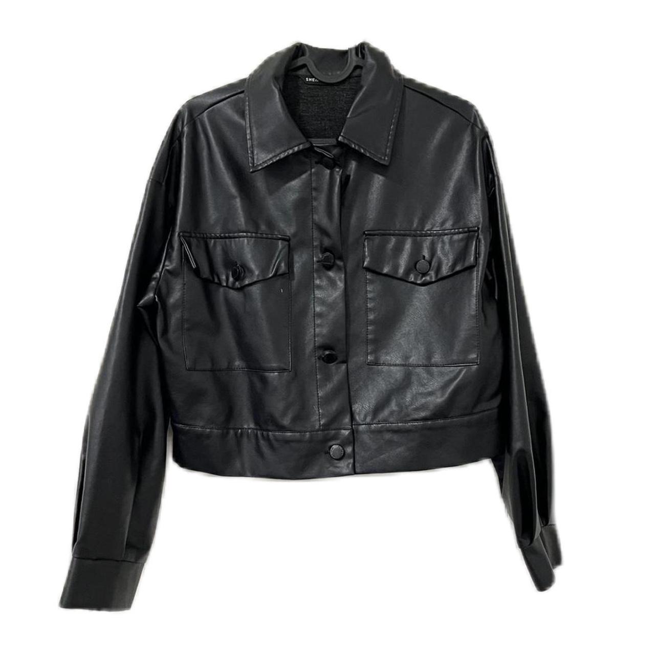 SHEIN Women's Black Jacket Depop