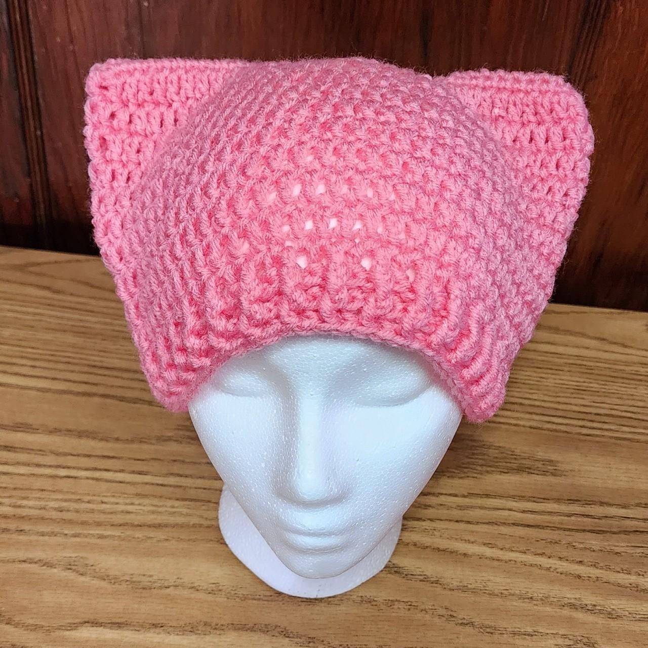 Pink crochet Cat So cute and fun to Depop