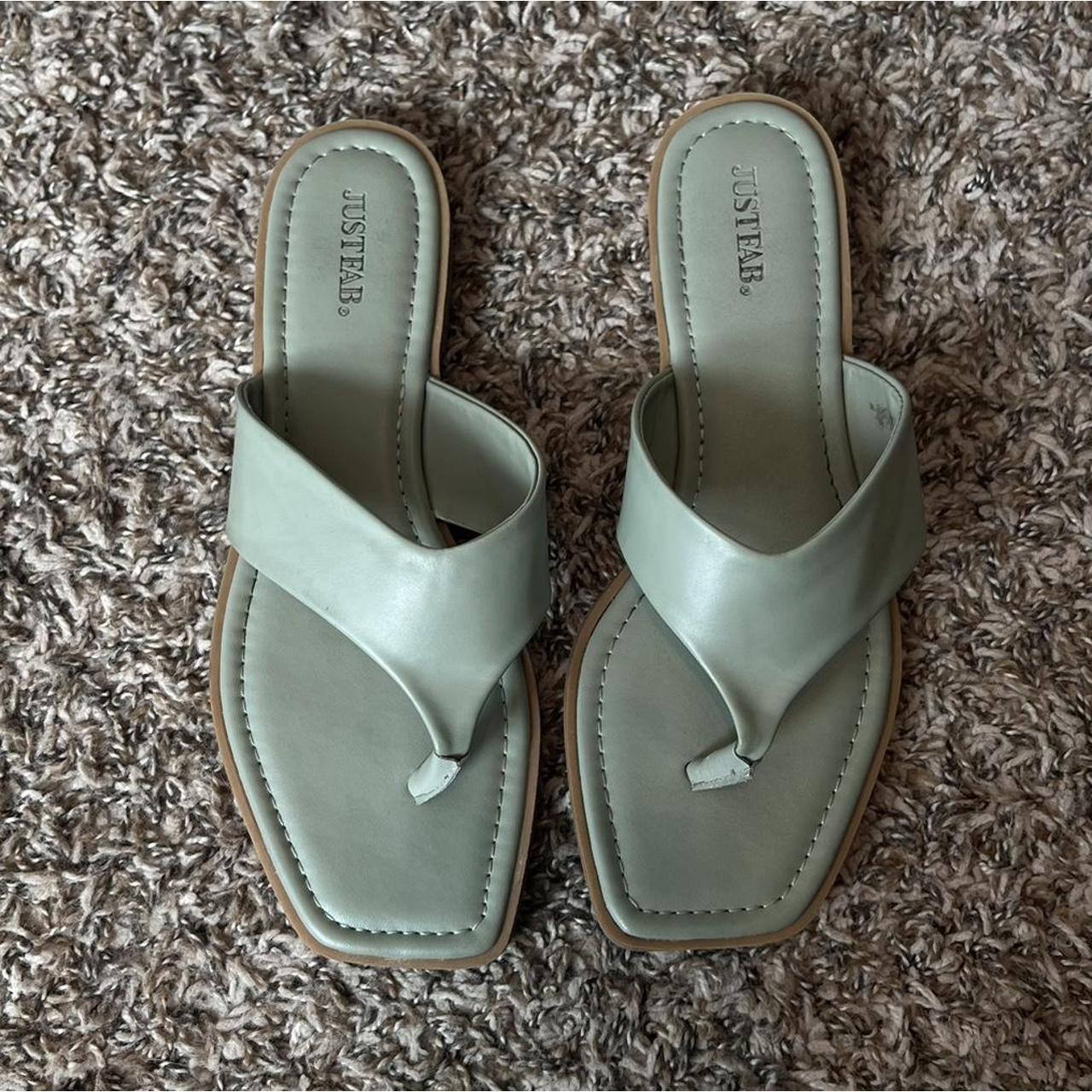 mens green sandals
