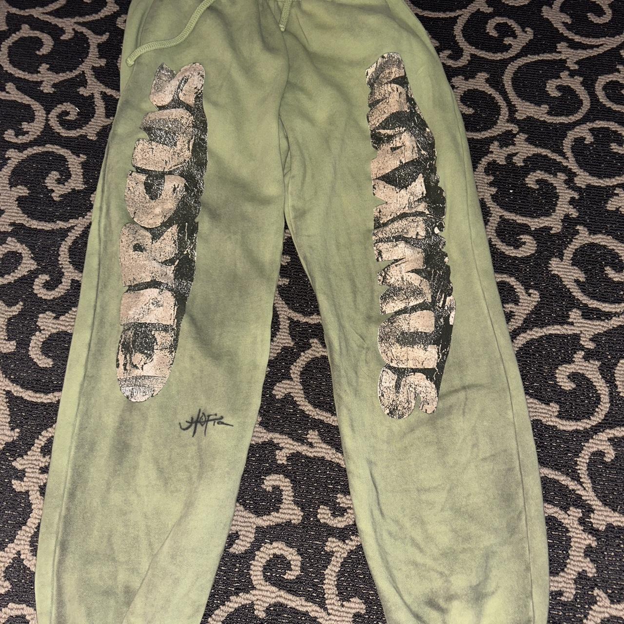 travis scott brown sweatpants