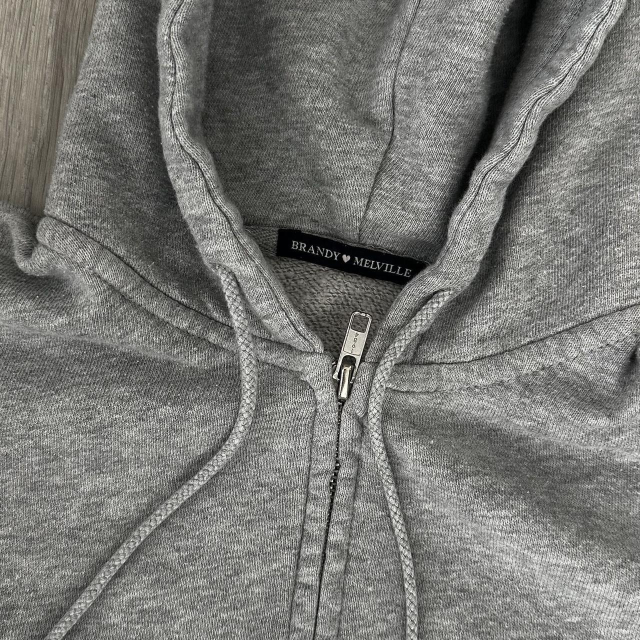Brandy melville grey crystal hoodie Clearance