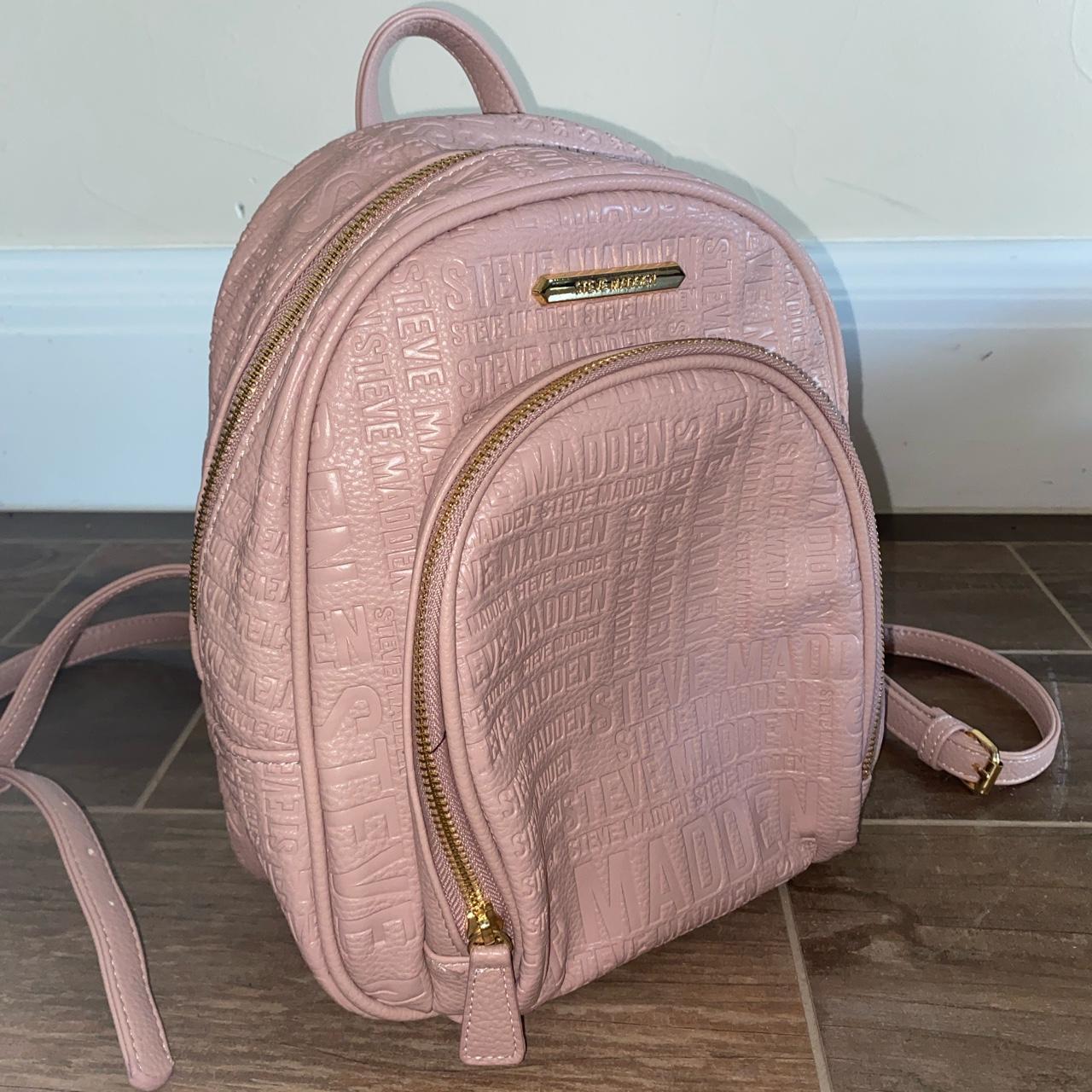 Hot Pink Steve Madden Backpack & Pouch Only used a - Depop