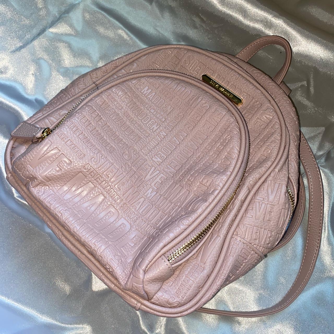 Hot Pink Steve Madden Backpack & Pouch Only used a - Depop