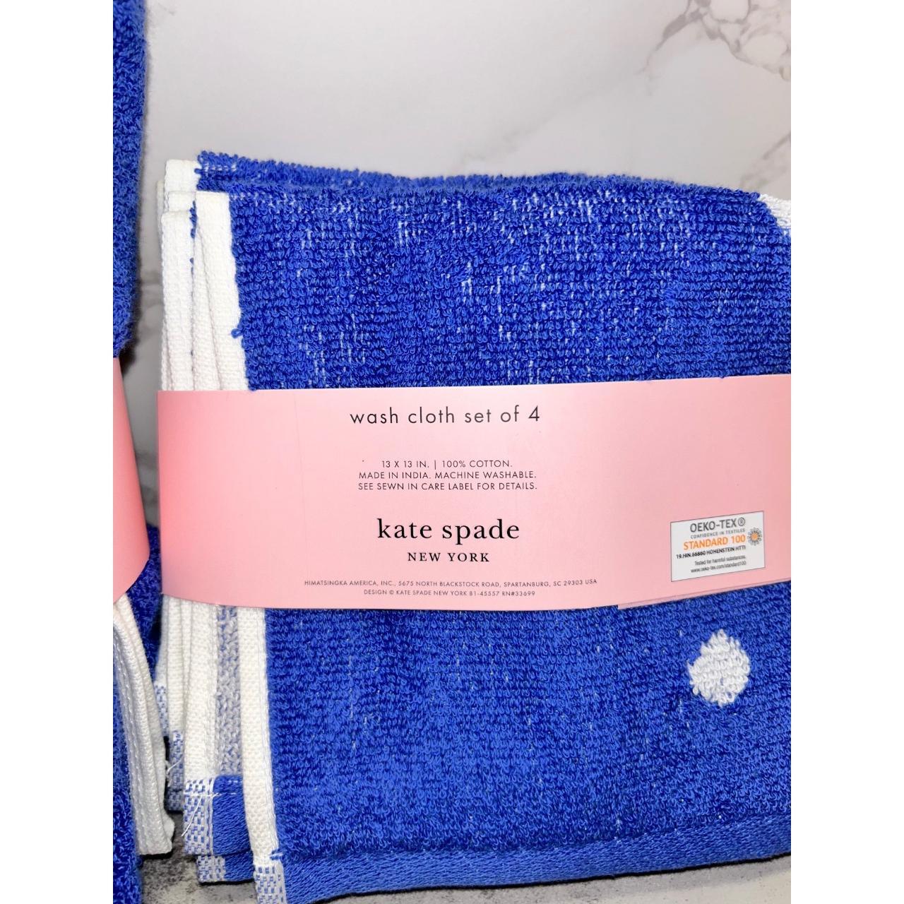 Kate Spade Bath Linen Wash Cloths