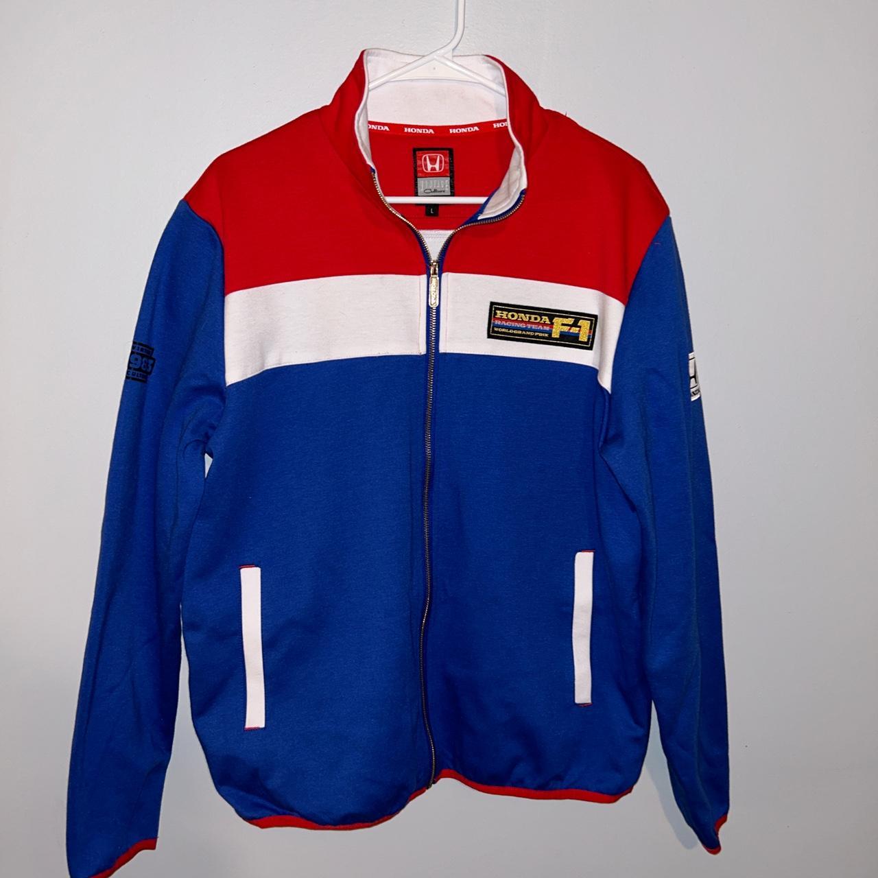 Men's Red and Blue Jacket | Depop