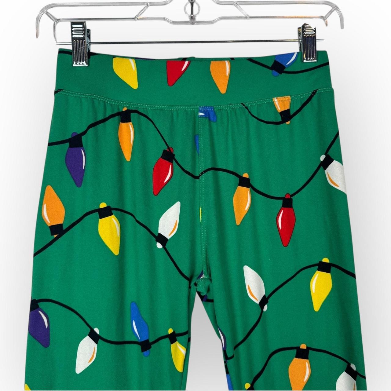 Source Unknown Women's Leggings - Green/Red - S –… - image 2