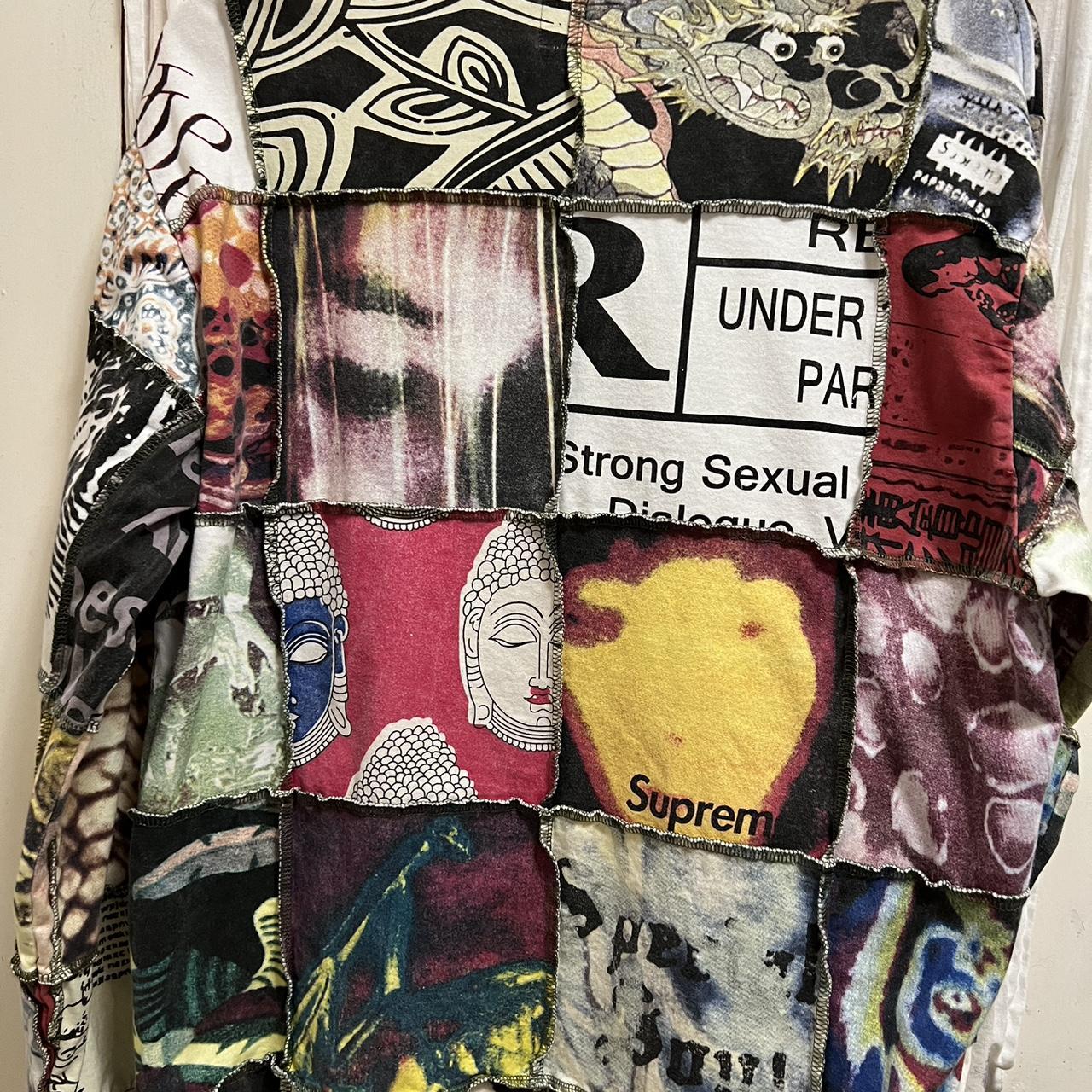 Supreme - MOSAIC PATCHWORK L/S TOP - SS21 - Size L