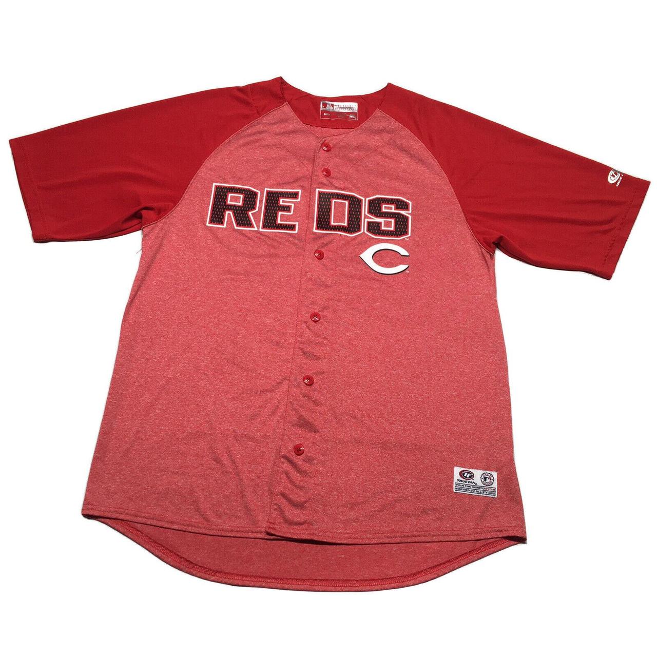 Cincinnati Reds Baseball Jersey Mens Medium MLB... Depop