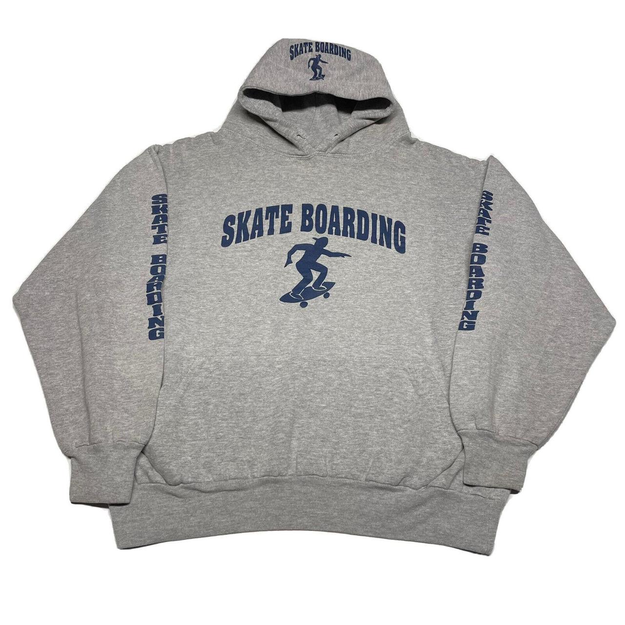 Vintage 90s Skateboarding Hoodie Mens Small Skate... Depop