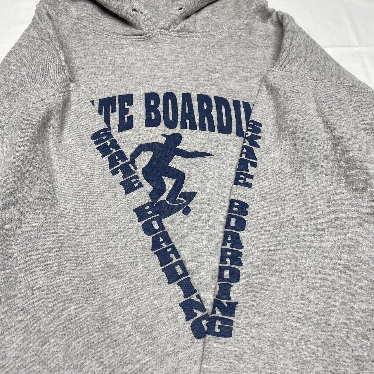 Vintage 90s Skateboarding Hoodie Mens Small Skate... Depop