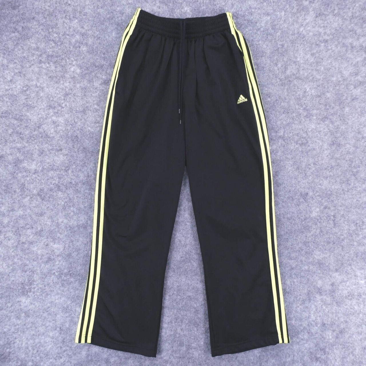 Adidas Track Pants Womens Medium Black Gym Trainers... Depop