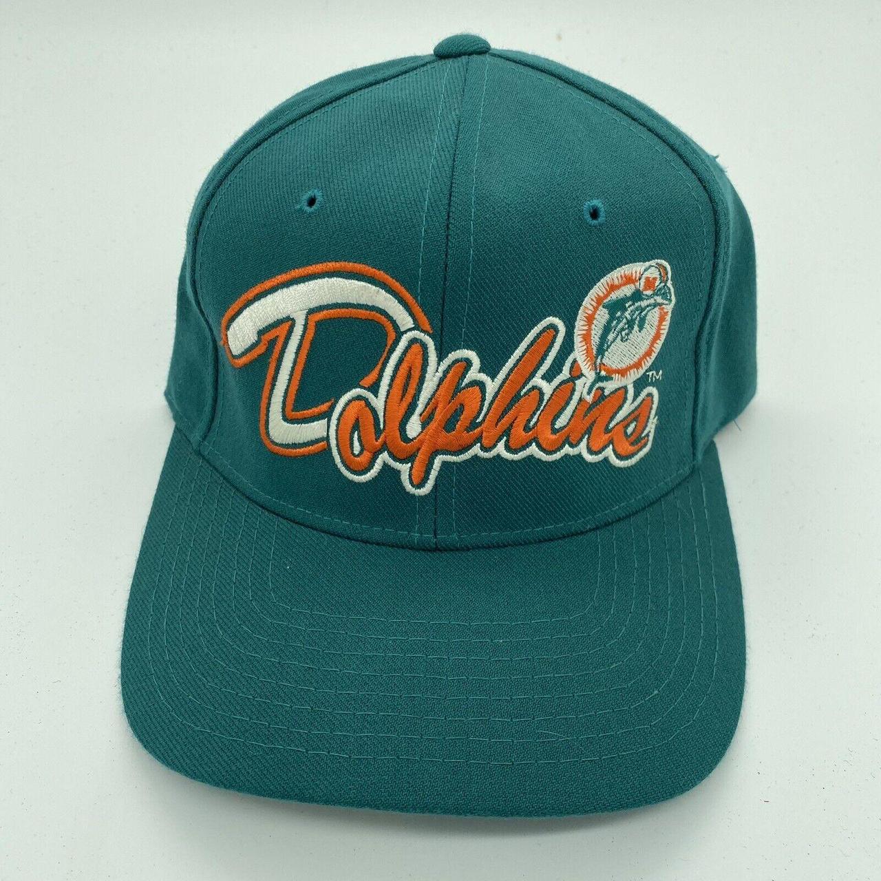 Vintage 90s Starter Miami Dolphins Mens Flexfit Hat... - Depop