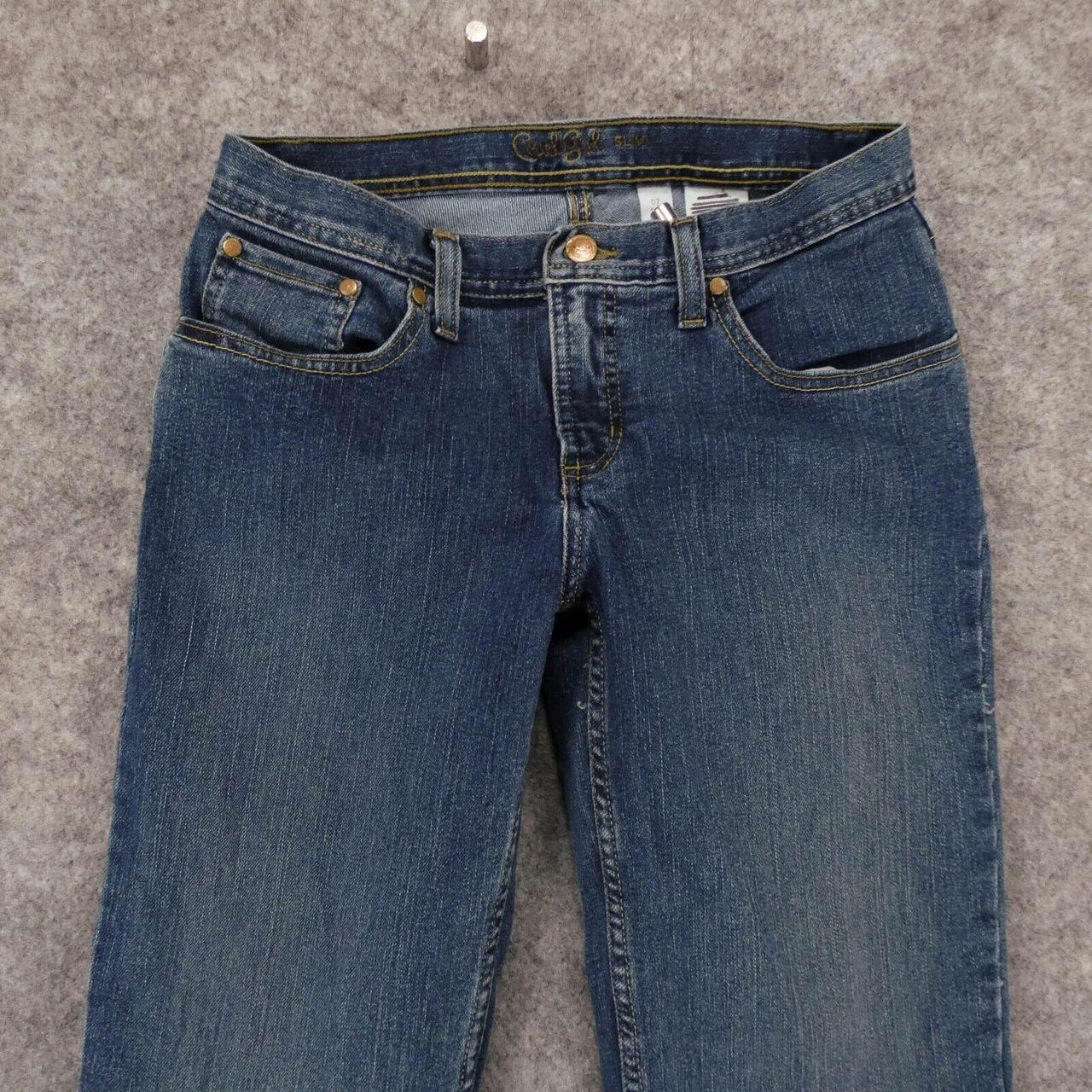 Cruel Girl Jeans Womens 7 XLong Juniors Slim Mid... - Depop