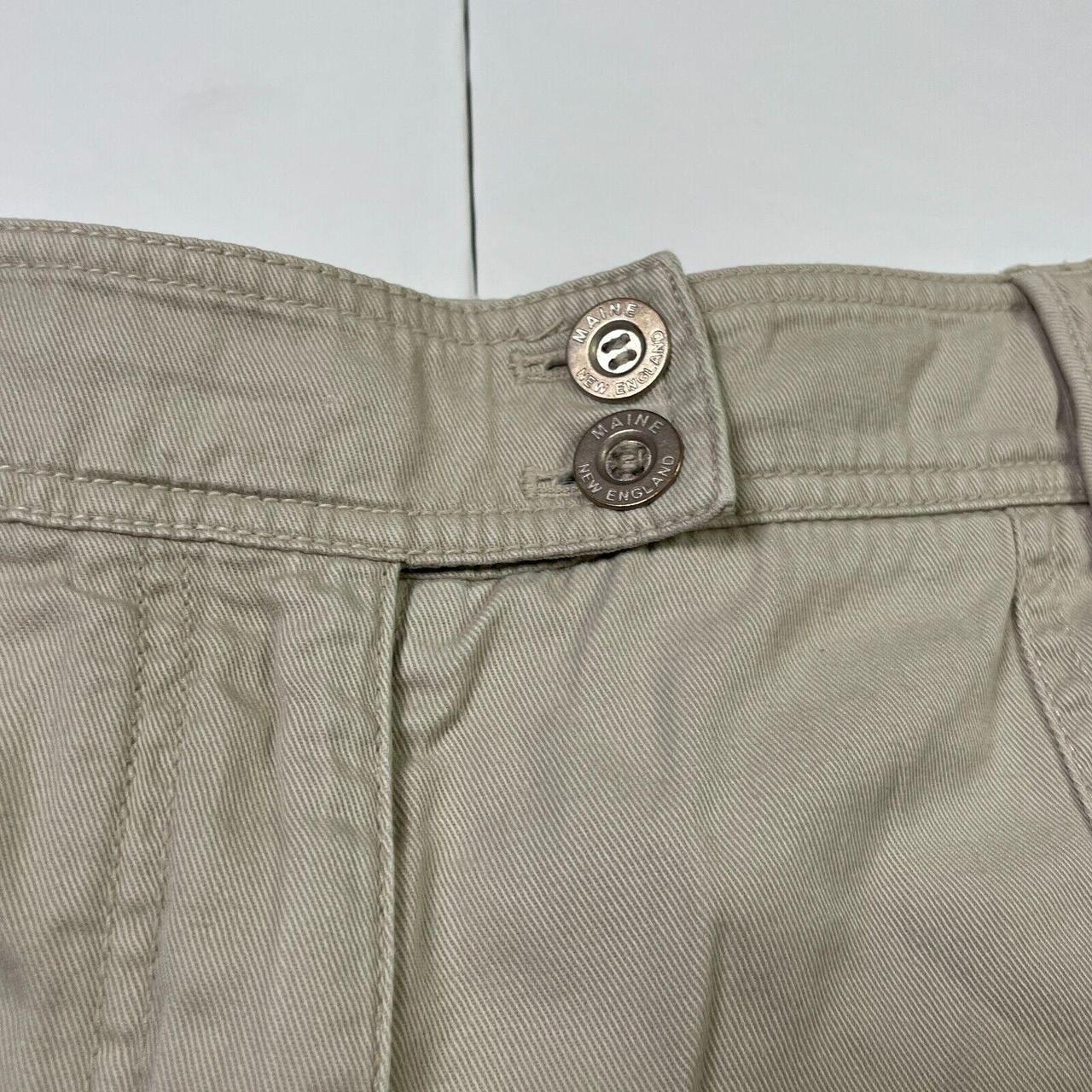 Womens Maine Chino Shorts 16 Beige Smart Cotton... - Depop
