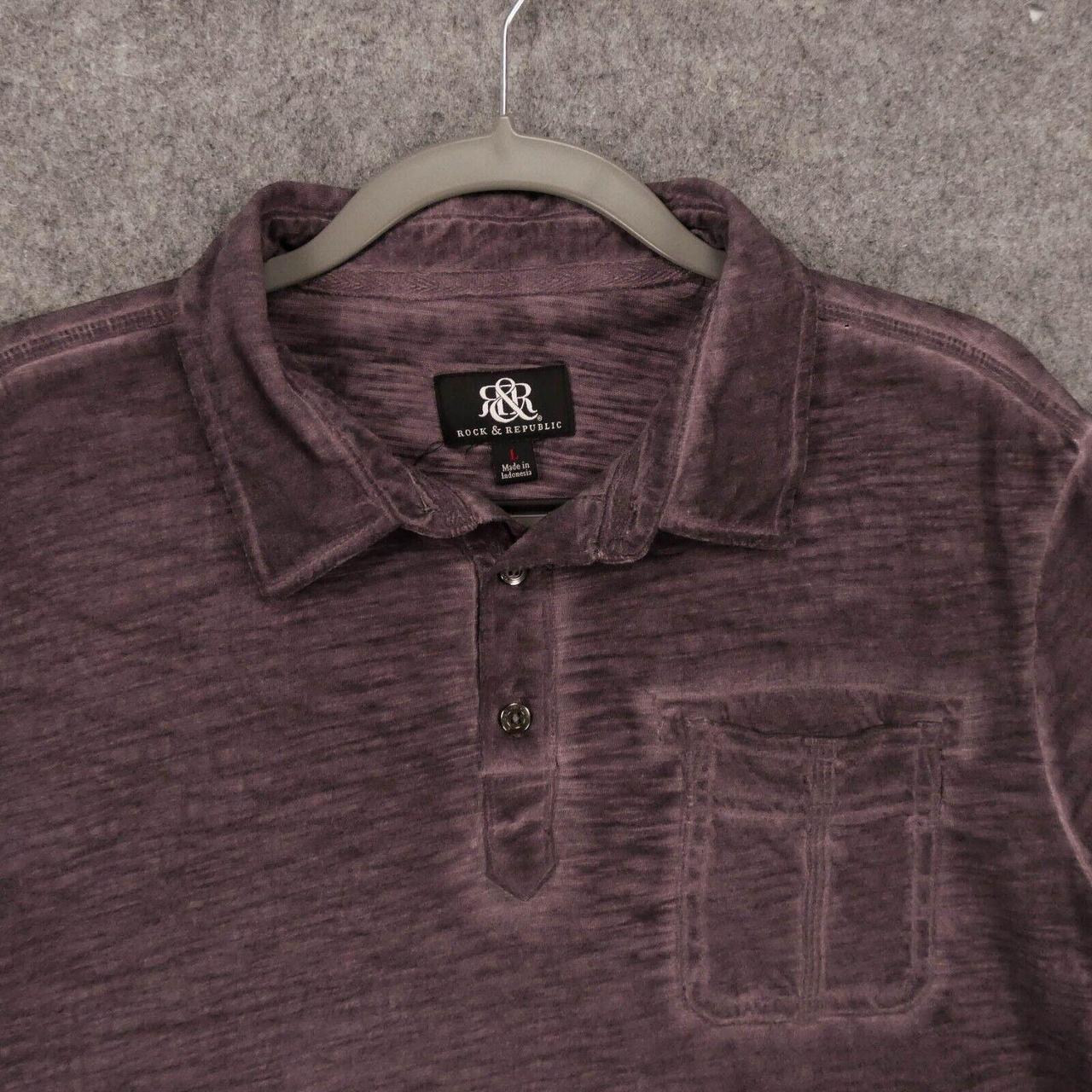 Rock and Republic Men's Purple Polo-shirts (2)
