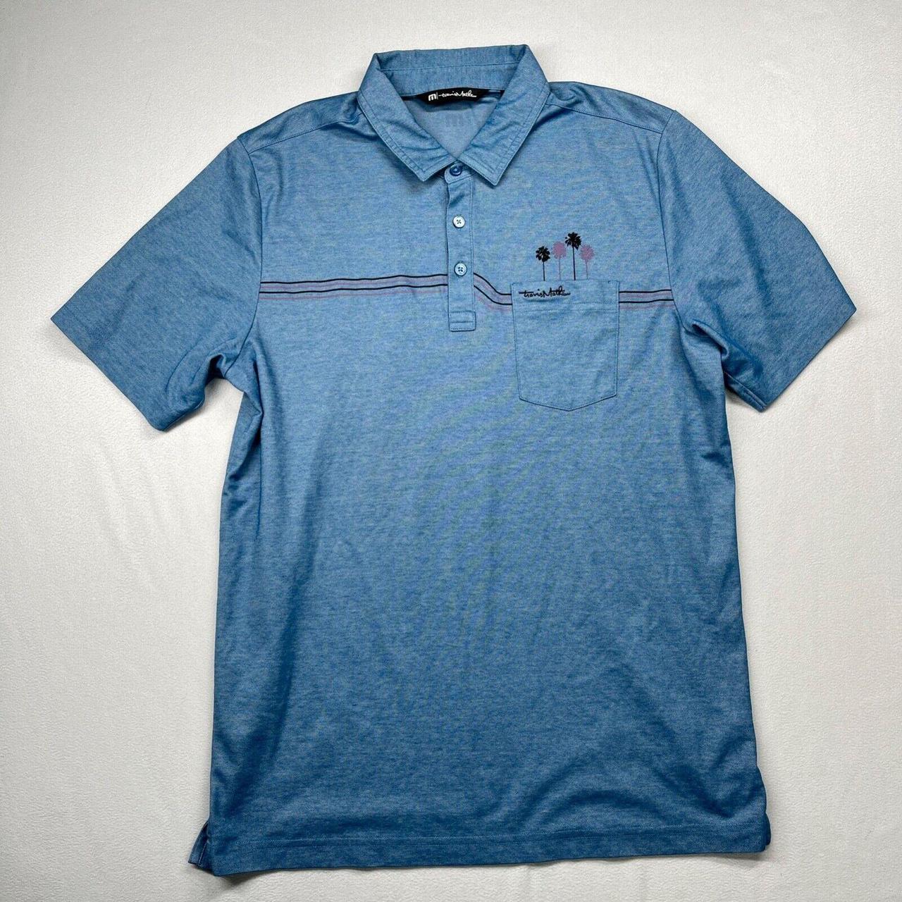 Travismathew Men S Blue Shirt Depop