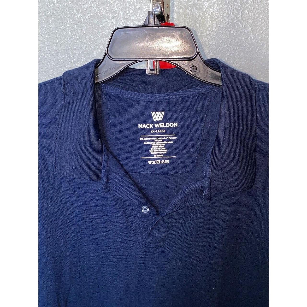 Mack Weldon Men's Blue and Navy Polo-shirts