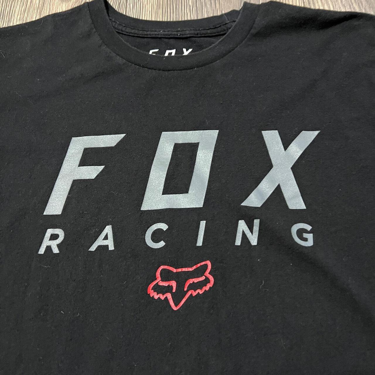 Fox Racing Men's Black T-shirt | Depop