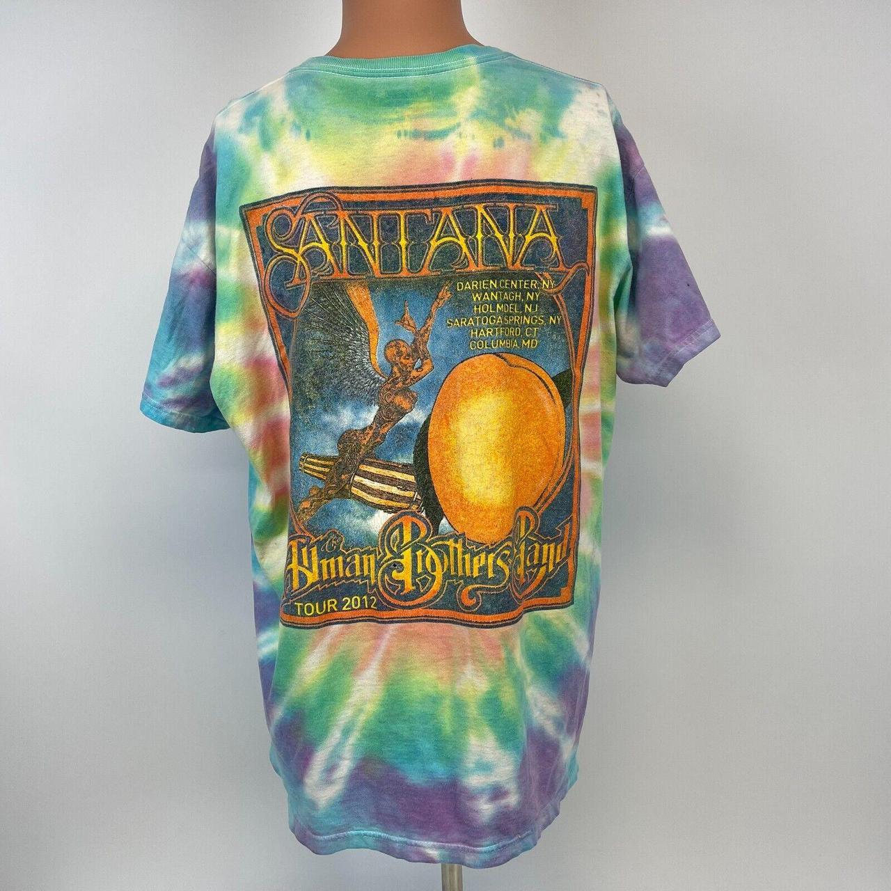 Carlos Santana Allman Brothers Band 2012 Tour Double... - Depop