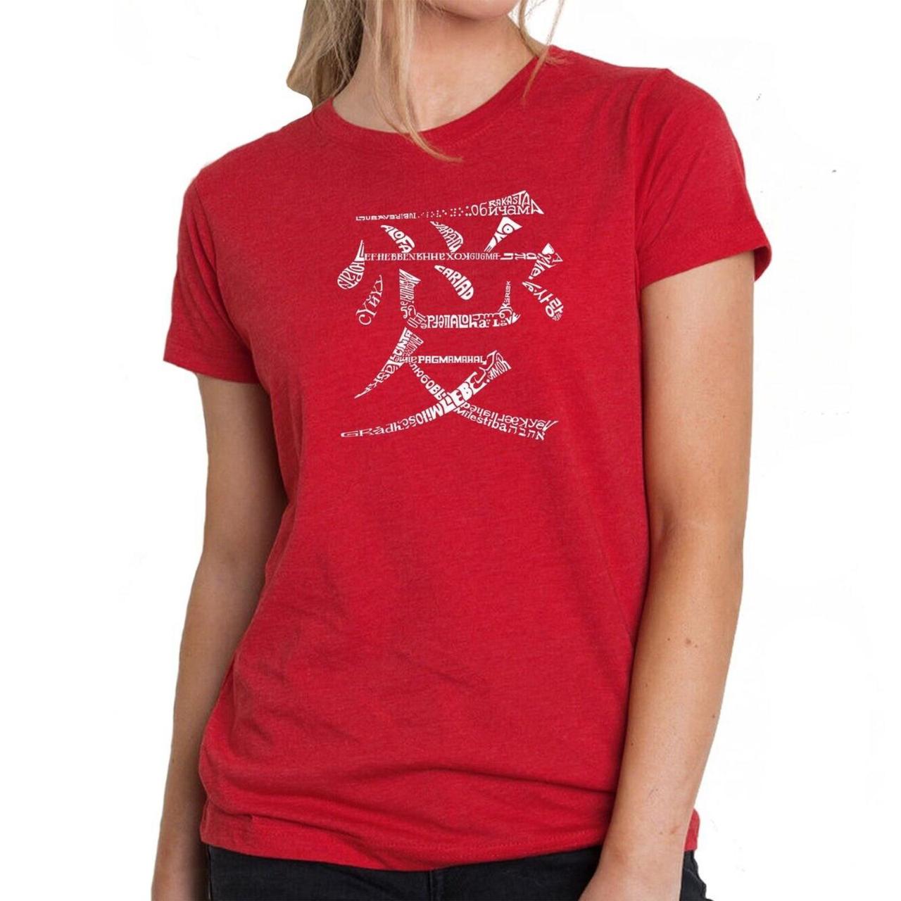 LA Pop Art Women's Red T-shirt