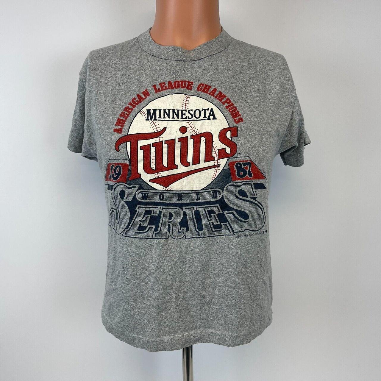 80s Minnesota Twins World Series 1987 t-shirt Medium - The