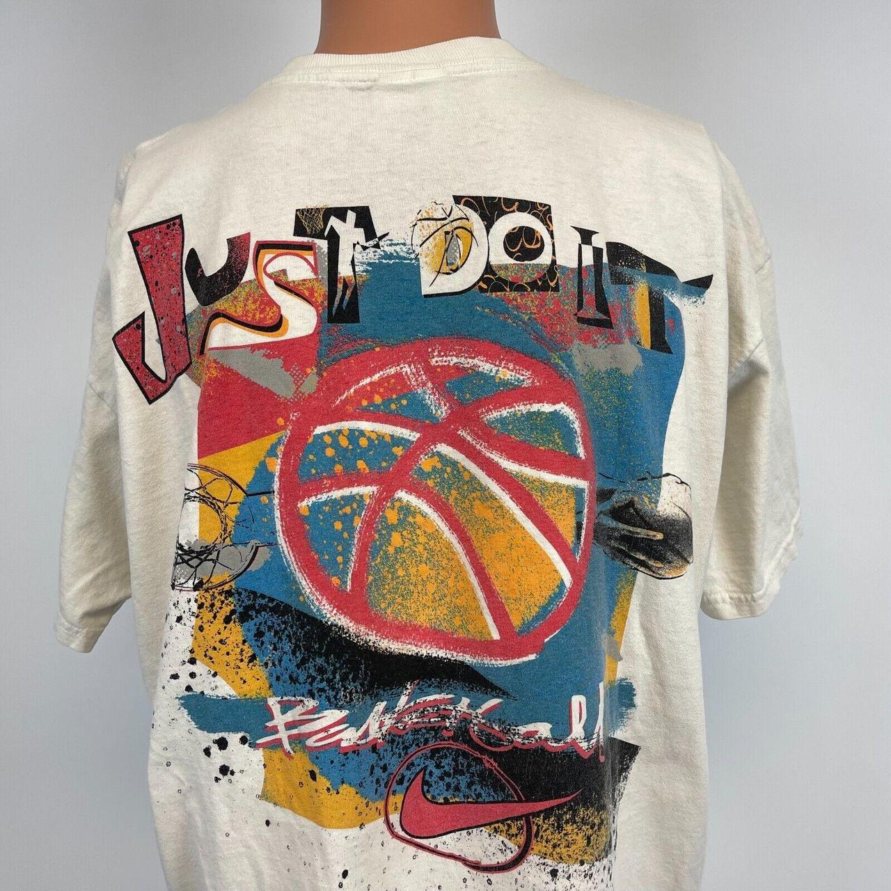Vintage Nike NBA Tee Shirt 1990s Size Medium Made in USA