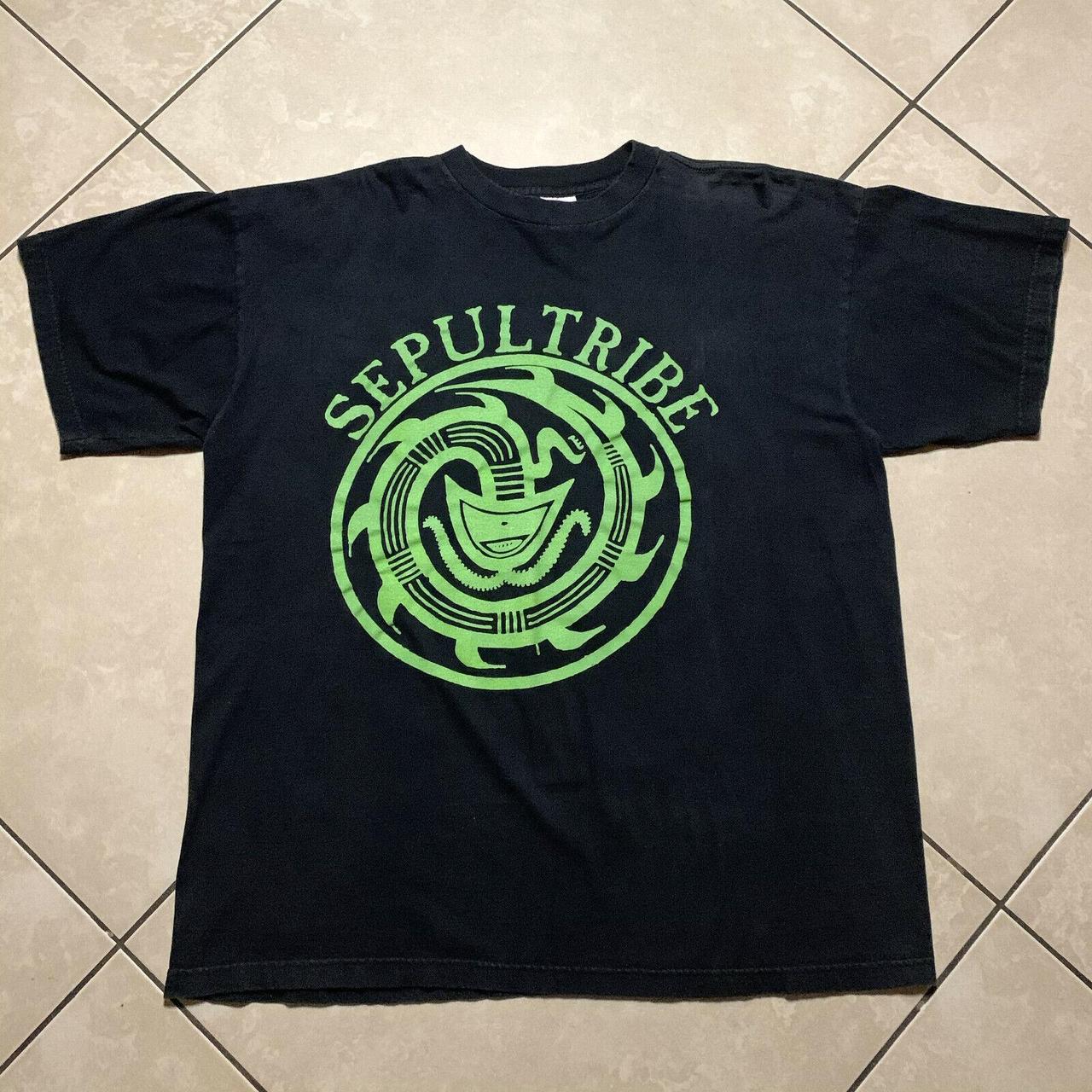 Up for Sale is this Vintage 90s Blue Grape Sepultura... - Depop