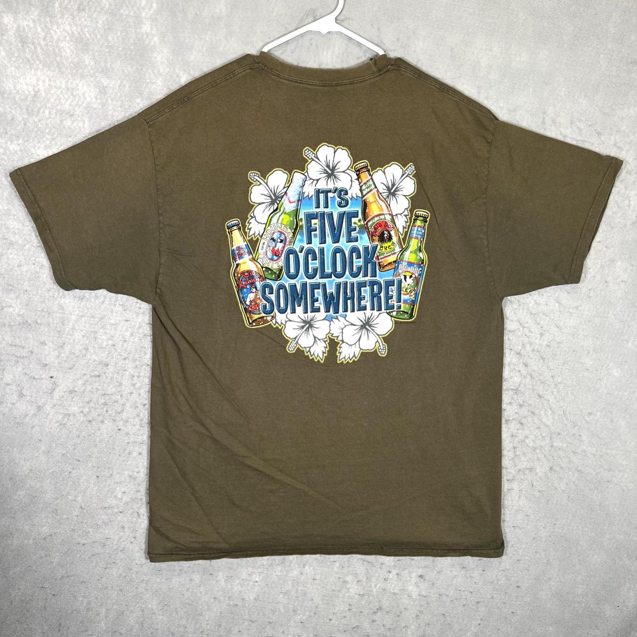 A1 BIG DOGS ITS GIVE OCLOCK SOMEWHERE SHIRT ADULT XL... - Depop