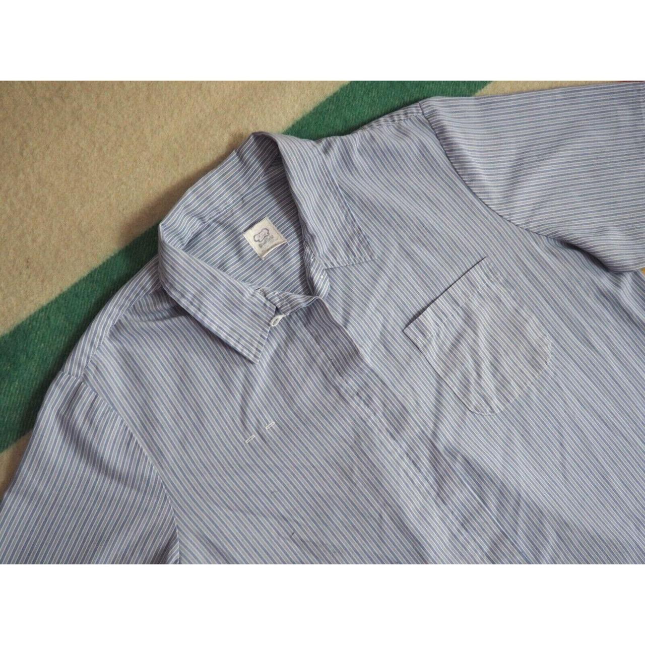 VTG 60S BROOKFIELD UNIFORMS PINSTRIPE LOOP COLLAR... Depop