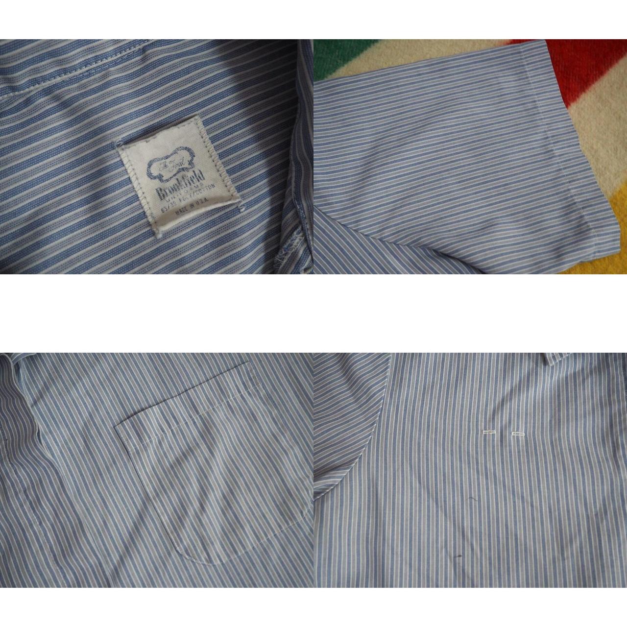 VTG 60S BROOKFIELD UNIFORMS PINSTRIPE LOOP COLLAR... Depop