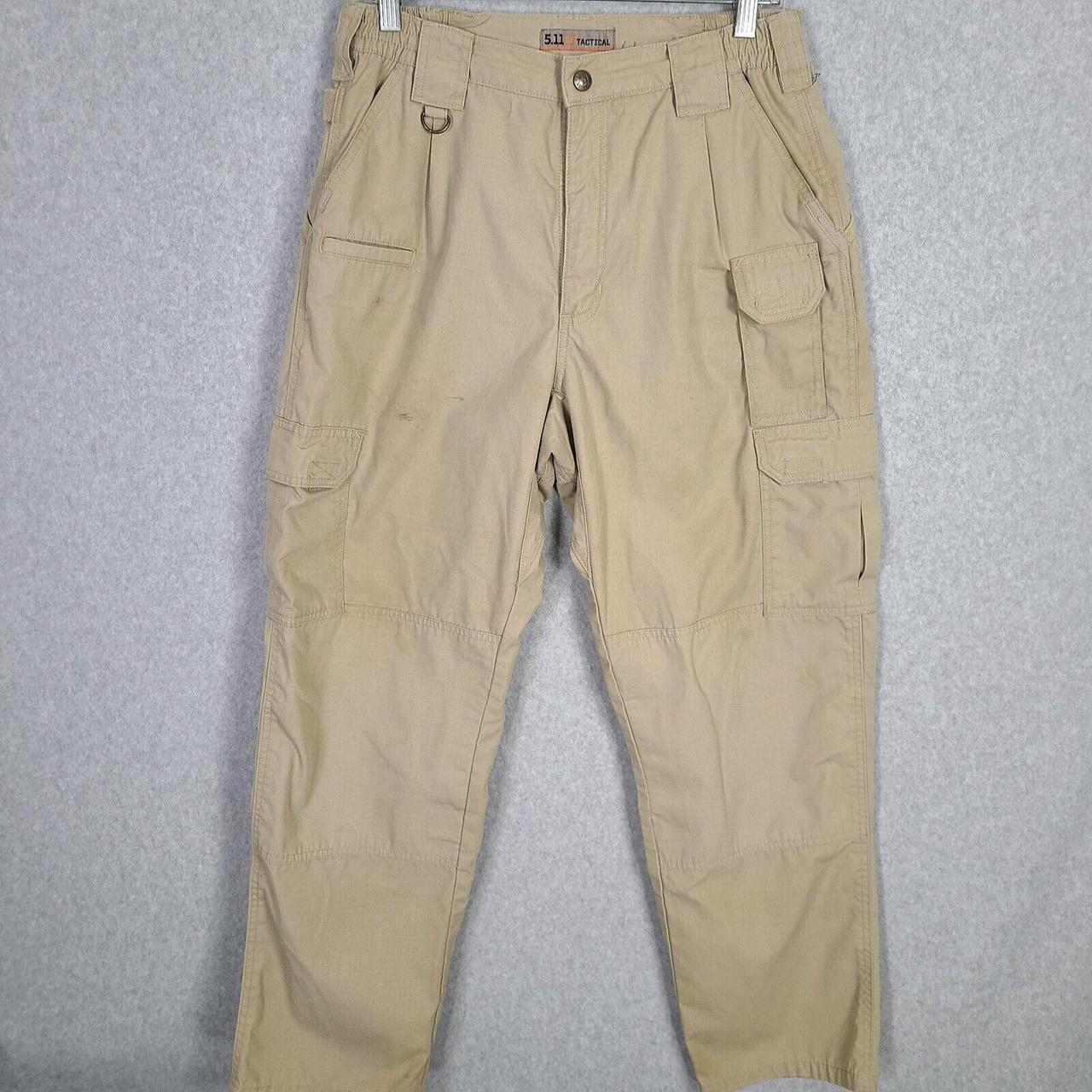 5.11 TACTICAL PANTS 32X32 LIGHT TAN KHAKI MENS CARGO... - Depop