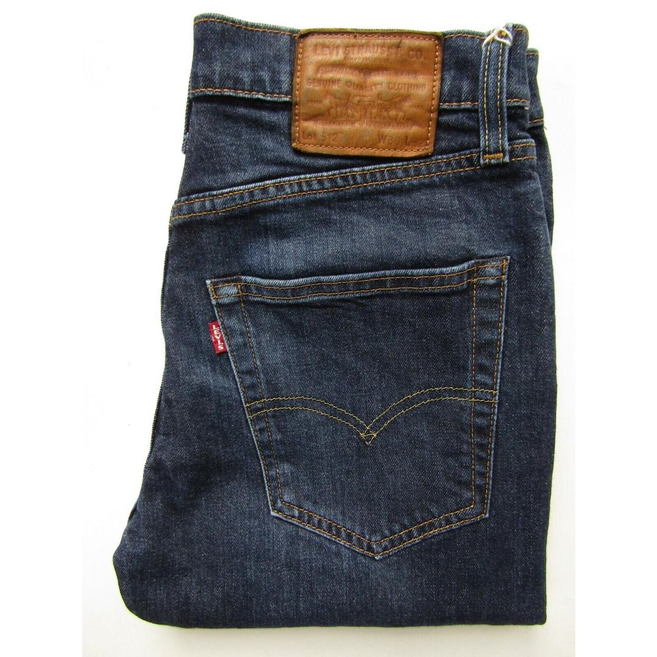 LEVI'S 512 MEN'S JEANS SLIM TAPERED BIG E W30 L31... - Depop