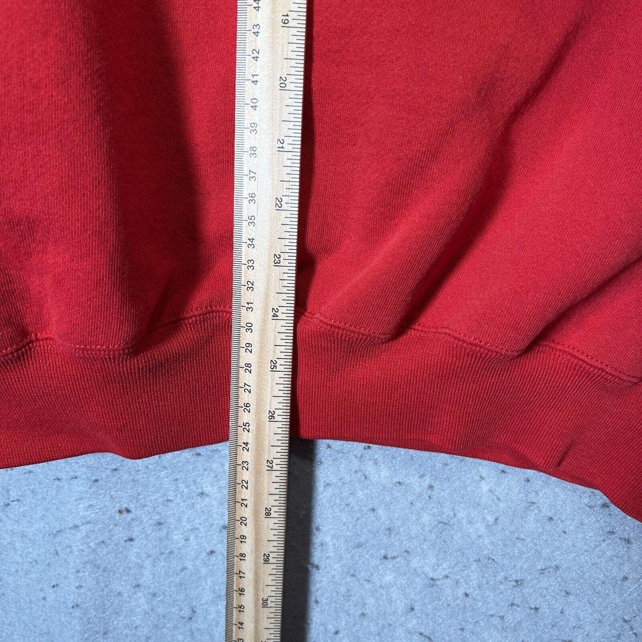 Jerzees Men's Red Sweatshirt | Depop