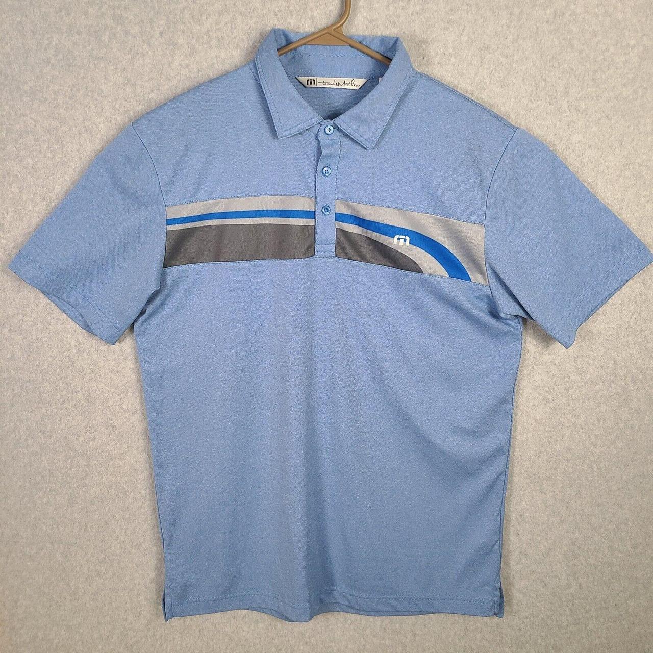 TravisMathew Men's Blue Polo-shirts | Depop