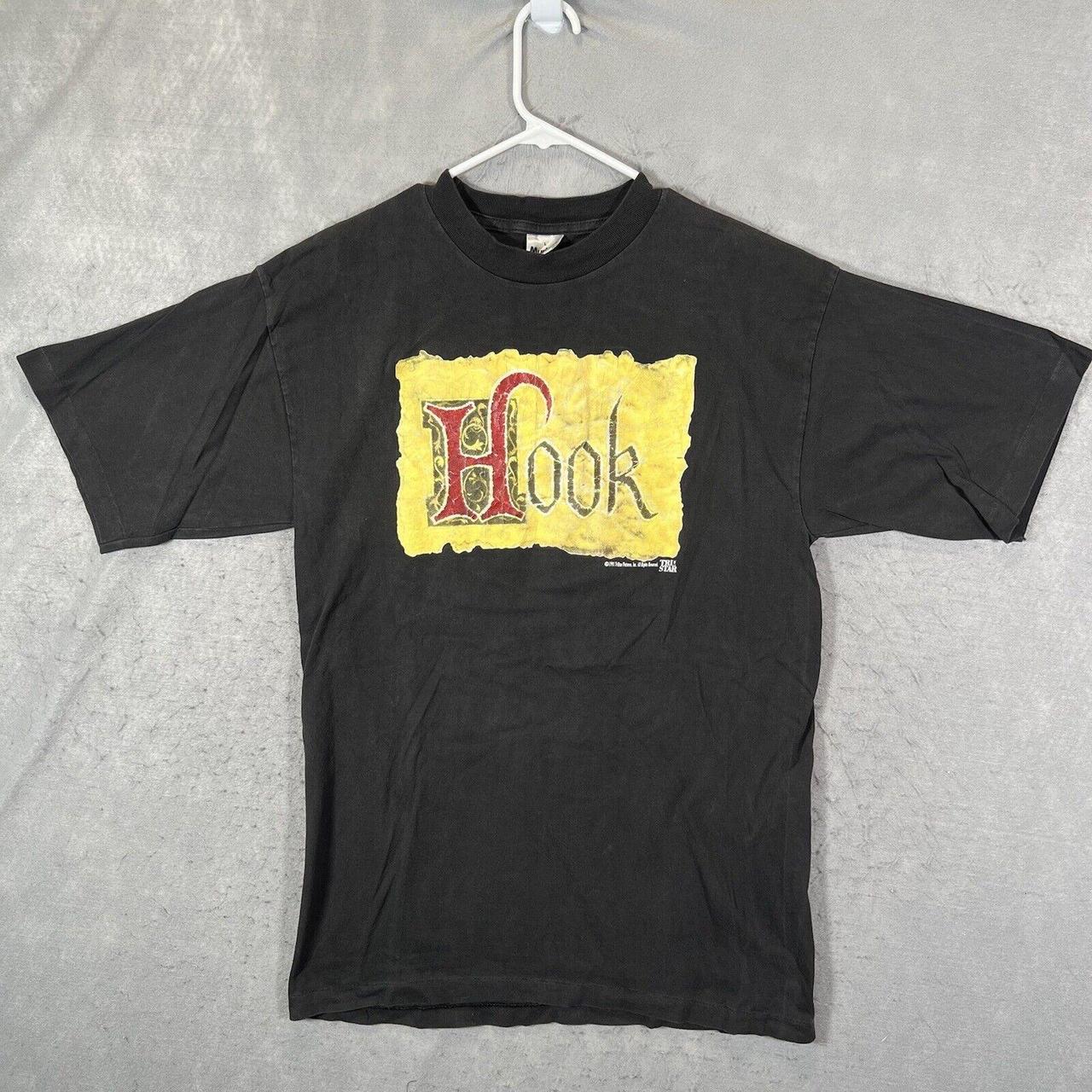 A1 VINTAGE 90S HOOK MOVIE PROMO ROBIN WILLIAMS SHIRT... Depop