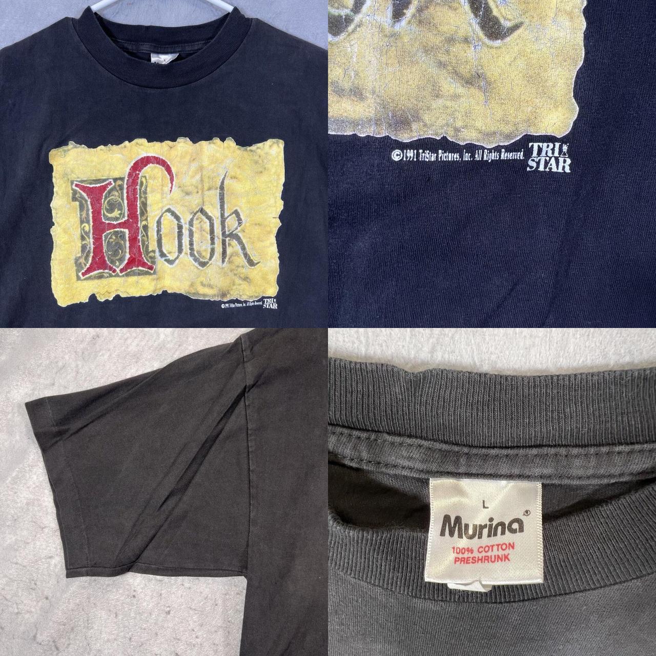 A1 VINTAGE 90S HOOK MOVIE PROMO ROBIN WILLIAMS SHIRT... Depop